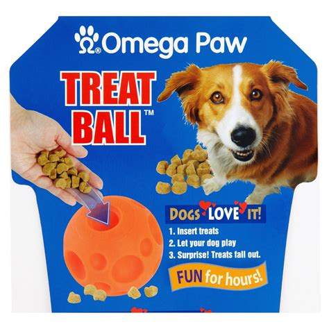 omega paw tricky treat ball canada|dog food dispensing ball.